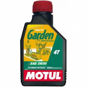 Масло для газонокосилки, мотокультиватора Motul Garden 4T 5W-30 (SL), 0.6л