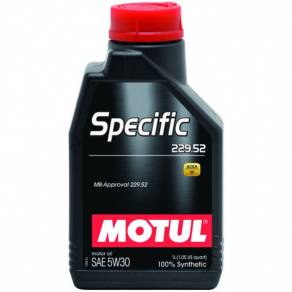 Моторное масло Motul Specific 229.52 5W30 C3/SN, 1л.