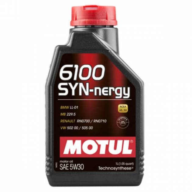 Моторное масло Motul 6100 SYN-nergy 5W30 (A3/SL)