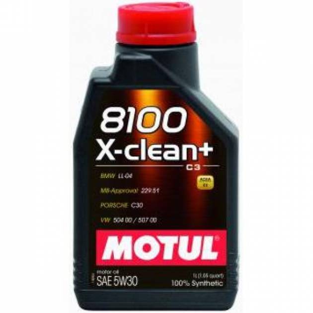 Моторное масло Motul 8100 X-clean+ 5W30 C3