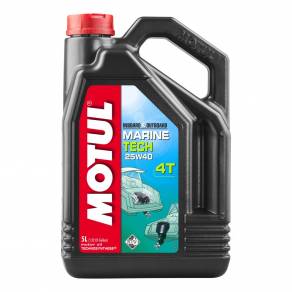 Моторное масло MOTUL MARINE TECH 4T 25W-40, 5л.