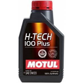 Моторное масло MOTUL H-TECH 100 PLUS 0W20, 1л.