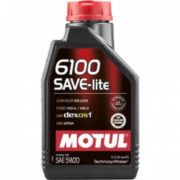 Моторное масло Motul 6100 SAVE-lite 5W20 (SN/GF-5)
