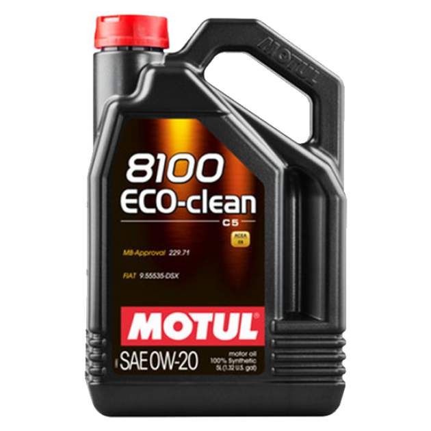 Моторное масло Motul 8100 ECO-clean 0W20 C5/C6/SP/GF-6a