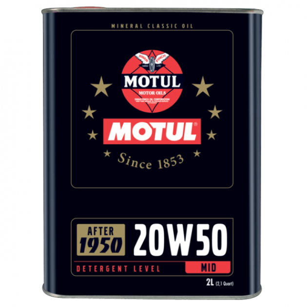 Моторное масло Motul Classic Oil 20W50 Historic