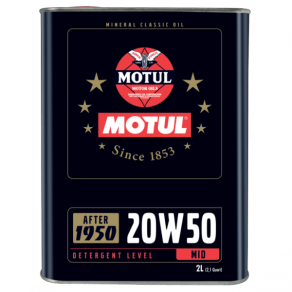 Моторное масло Motul Classic Oil 20W50 Historic, 2л.